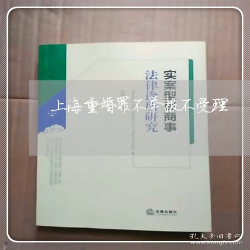 上海重婚罪不举报不受理/2023041072594