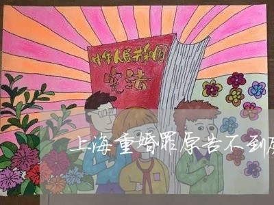 上海重婚罪原告不到庭怎么办/2023032172625 上海重婚罪原告不到庭怎么办/2023032172625
