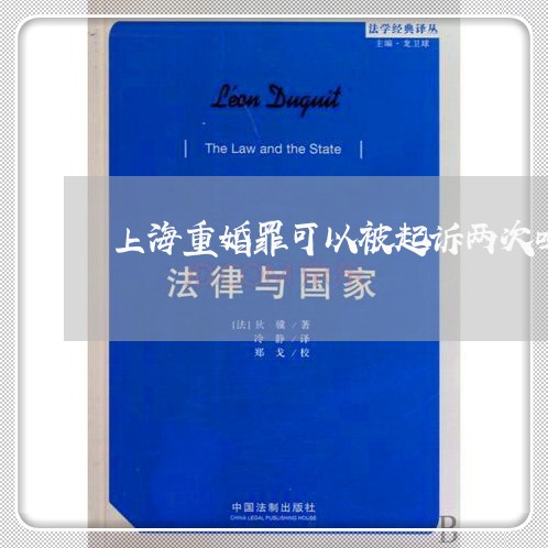 上海重婚罪可以被起诉两次吗/2023032163815 上海重婚罪可以被起诉两次吗/2023032163815