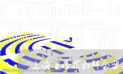 上海重婚罪和解会留案底吗/2023031840412