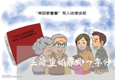 上海重婚罪哪一年修订的/2023021533349
