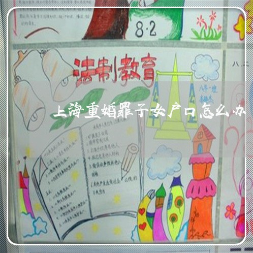 上海重婚罪子女户口怎么办/2023031888259