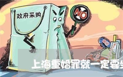 上海重婚罪就一定要坐牢吗/2023031819370