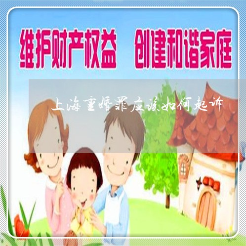 上海重婚罪应该如何起诉/2023041052723