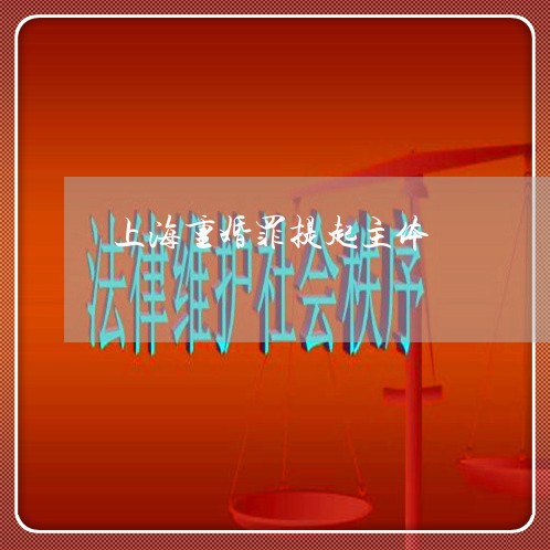 上海重婚罪提起主体/2023032425060