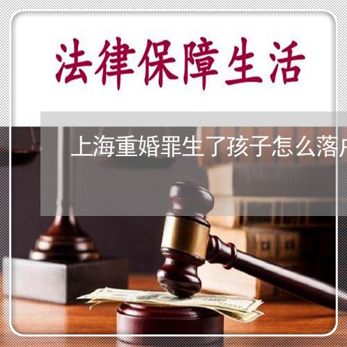 上海重婚罪生了孩子怎么落户/2023032128278 上海重婚罪生了孩子怎么落户/2023032128278