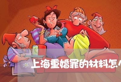 上海重婚罪的材料怎么写/2023041096037