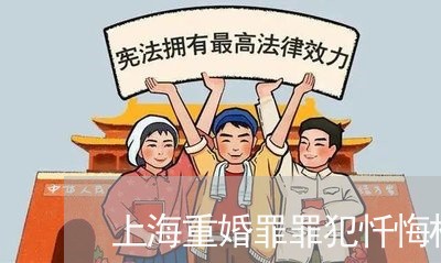 上海重婚罪罪犯忏悔材料/2023041092617