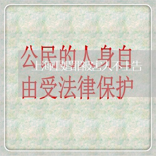 上海重婚罪被害人不上告/2023021462604 上海重婚罪被害人不上告/2023021462604