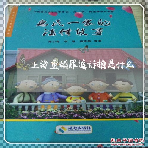 上海重婚罪追诉指是什么/2023041039162 上海重婚罪追诉指是什么/2023041039162
