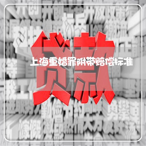 上海重婚罪附带赔偿标准/2023041051692