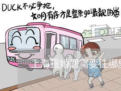 上海重婚罪需要往哪里举报/2023030250482