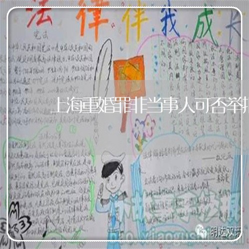 上海重婚罪非当事人可否举报/2023032186817