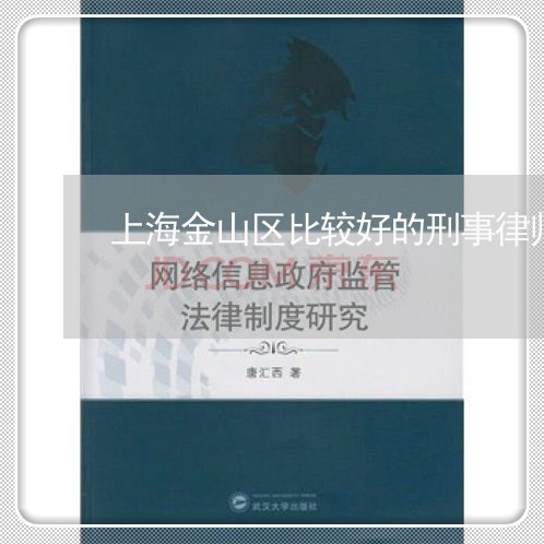 上海金山区比较好的刑事律师/2023032193826