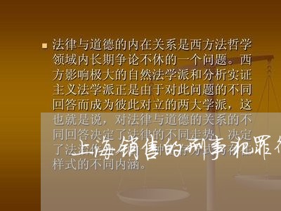 上海销售的刑事犯罪律师/2023021447291