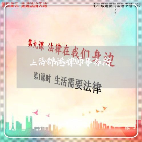 上海锦港律师事务所/2023032453946