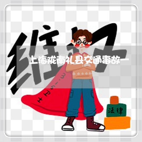 上海陇南礼县交通事故一/2023021581695 上海陇南礼县交通事故一/2023021581695