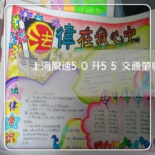 上海限速50开55交通肇事/2023032168694 上海限速50开55交通肇事/2023032168694