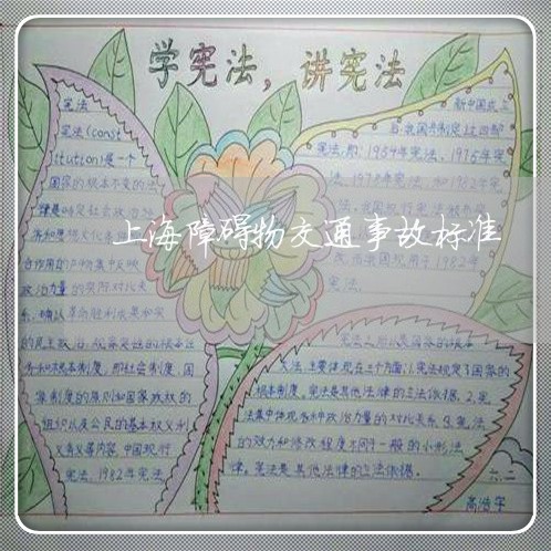 上海障碍物交通事故标准/2023021583945 上海障碍物交通事故标准/2023021583945