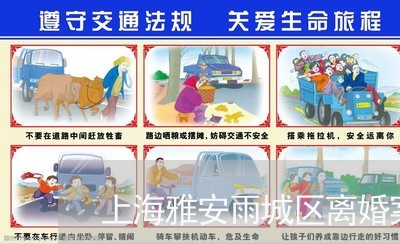 上海雅安雨城区离婚案件/2023041083836