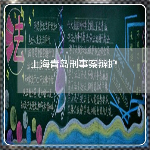 上海青岛刑事案辩护/2023032461483
