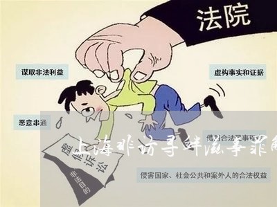 上海非访寻衅滋事罪解释/2023041096037