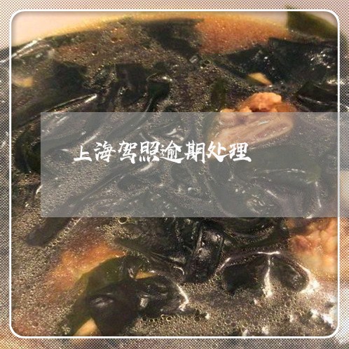 上海驾照逾期处理/2023020297361 上海驾照逾期处理/2023020297361