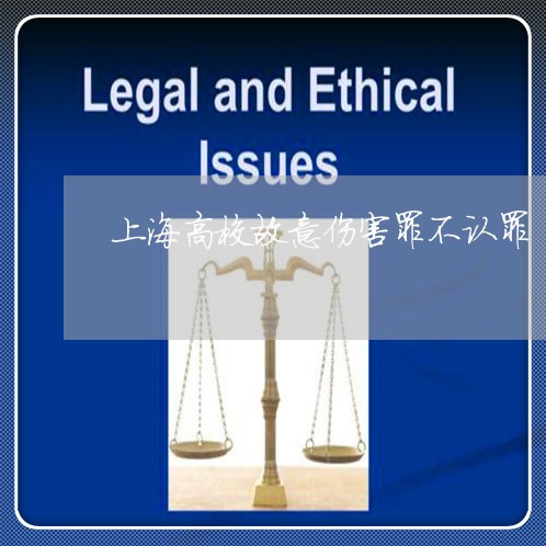 上海高校故意伤害罪不认罪/2023030248049