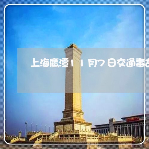 上海鹰潭11月7日交通事故/2023032126970 上海鹰潭11月7日交通事故/2023032126970