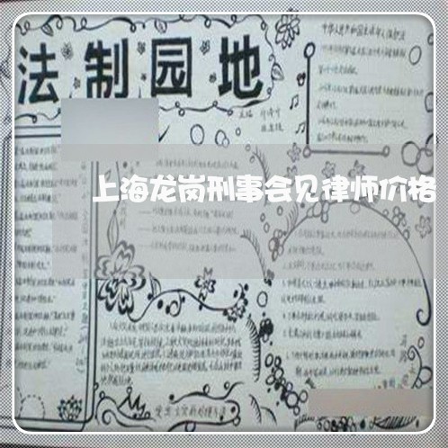 上海龙岗刑事会见律师价格/2023031702616