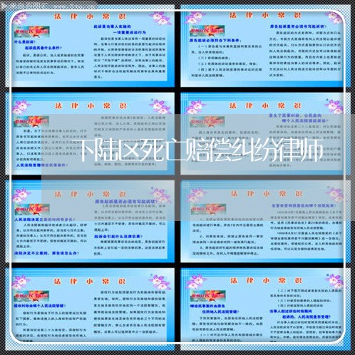 下陆区死亡赔偿纠纷律师 下陆区死亡赔偿纠纷律师