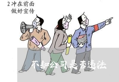 不知公司是否违法