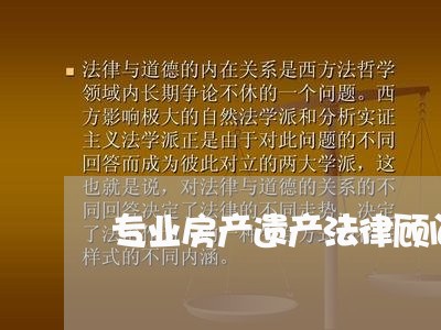 专业房产遗产法律顾问招聘/2023061883715 专业房产遗产法律顾问招聘/2023061883715