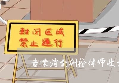 专业消费纠纷律师收费价格 专业消费纠纷律师收费价格