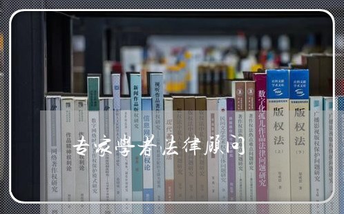 专家学者法律顾问