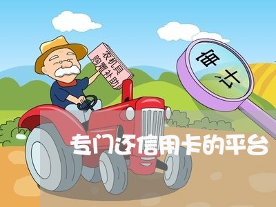 专门还信用卡的平台/2023090683714