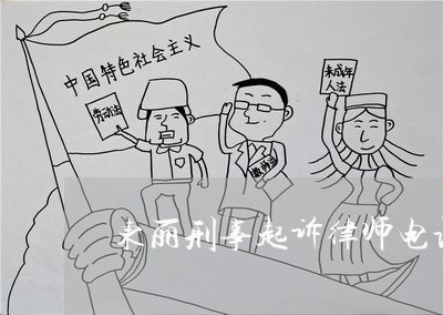 东丽刑事起诉律师电话号码/2023060885047