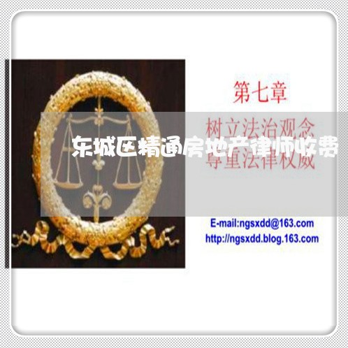 东城区精通房地产律师收费