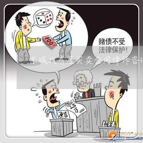 东城找房屋买卖合同律师咨询