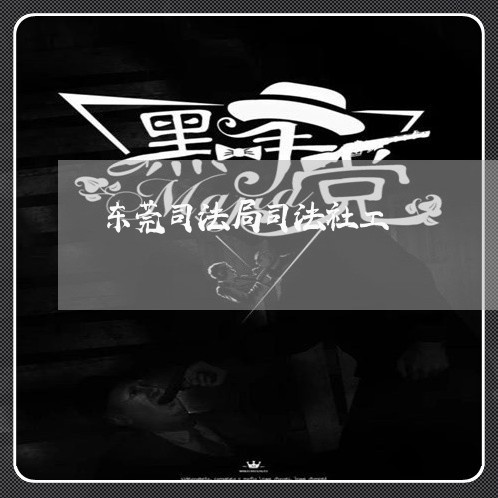东莞司法局司法社工 东莞司法局司法社工