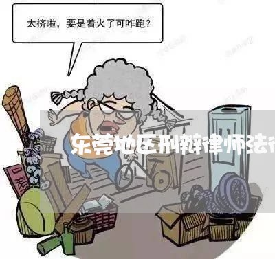 东莞地区刑辩律师法律咨询