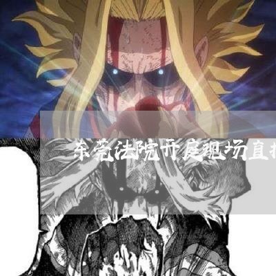 东莞法院开庭现场直播 东莞法院开庭现场直播