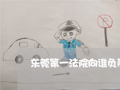 东莞第一法院向谁负责并报告工作 东莞第一法院向谁负责并报告工作