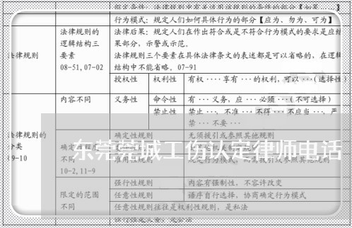 东莞莞城工伤认定律师电话/2023061052502