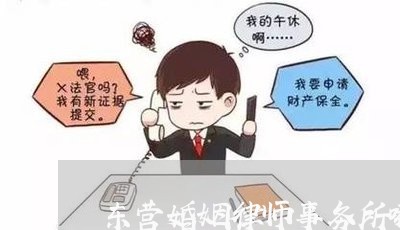 东营婚姻律师事务所哪个好