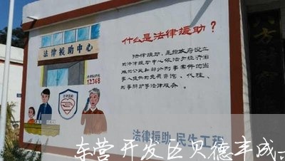 东营开发区贝德丰成兵诉讼 东营开发区贝德丰成兵诉讼