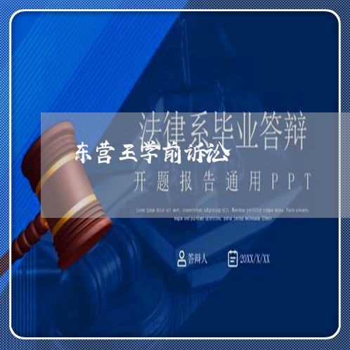 东营王学前诉讼