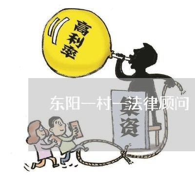 东阳一村一法律顾问/2023061804928