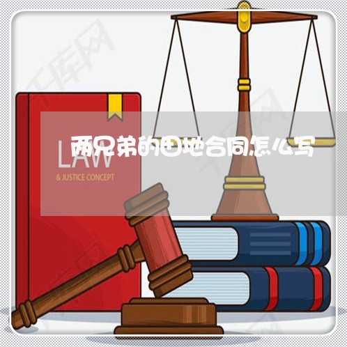 两兄弟的田地合同怎么写/2023022704168 两兄弟的田地合同怎么写/2023022704168