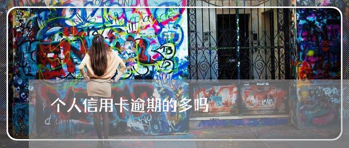 个人信用卡逾期的多吗